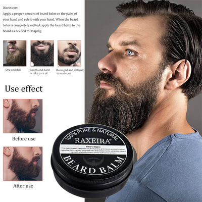 La barba idratata dell'etichetta privata screma la lisciatrice più molle organica per gli uomini